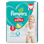 Pampers baby dry pants luierbroekjes 5 Junior voorkant