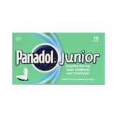 Panadol zetpil junior 250 mg voorkant