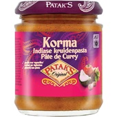 Patak's currypasta korma voorkant