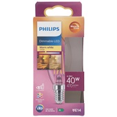 Philips led lamp dimbaar 40W E14 voorkant