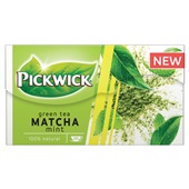 Pickwick green tea matcha mint voorkant