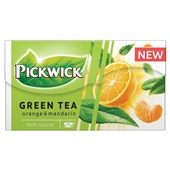 Pickwick groene thee orange manderin voorkant