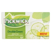 Pickwick Thee Double Green Cucumber Mint voorkant