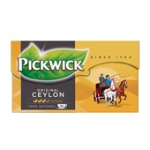 Pickwick zwarte thee ceylon 1-kops voorkant