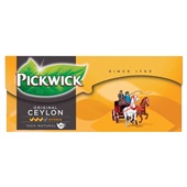 Pickwick zwarte thee ceylon pot voorkant