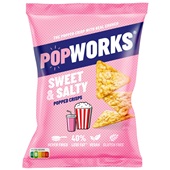 Popworks maischips sweet and salty voorkant