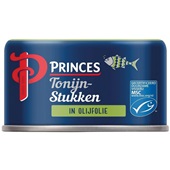 Princes tonijnstukken  in olijfolie voorkant