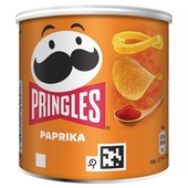 Pringles paprika 40gram voorkant