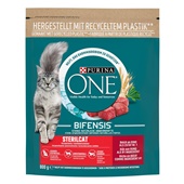 Purina ONE sterilcat rund en tarwe achterkant