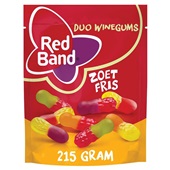 Red Band duo winegums  zoet fris voorkant