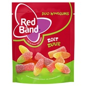 Red Band duo winegums  zoet zuur  voorkant