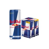 Red Bull energy drink 4-pack regular voorkant