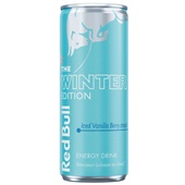 Red Bull energy drink winter edition voorkant