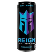 Reign energy drink razzle berry blik voorkant