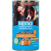 Reno complete dog food chicken voorkant