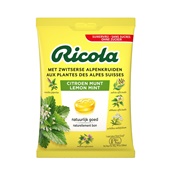 Ricola keelpastilles citroen munt suikervrij voorkant