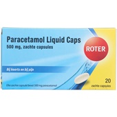 Roter paracetamol capsules voorkant