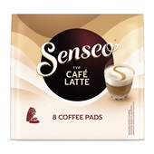 Senseo koffiepads café latte voorkant