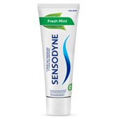 Sensodyne tandpasta fresh mint voorkant