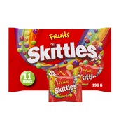 Skittles Suikerwerk Fruit Uitdeelzak voorkant
