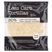 Smaakt less carb koolhydraatarm tortilla wraps voorkant
