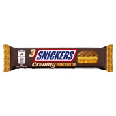 Snickers chocolade pindakaas vulling voorkant
