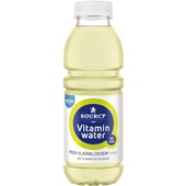 Sourcy vitamin water peer vlierbloesem voorkant