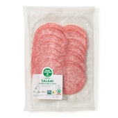 Spar goudsalami gerookte voorkant