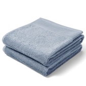 Spar handdoek blauw set 2 stuks voorkant
