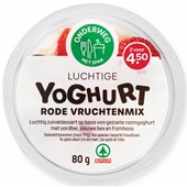 Spar luchtige yoghurt met rode vruchtenmix voorkant