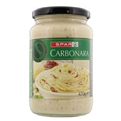 Spar pastasaus carbonara voorkant