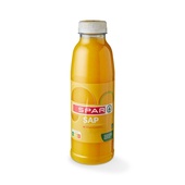 Spar sinaasappelsap vers achterkant