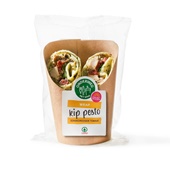 Spar wrap  kip pesto achterkant