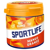 Sportlife kauwgom mango orange voorkant