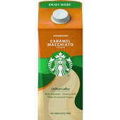 Starbucks chilled coffe caramel macchiato voorkant