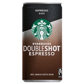 Starbucks doubleshot espresso black voorkant