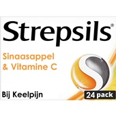 Strepsils sinaasapppel en vitamine c voorkant