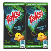 Taksi tropisch fruit zonder suiker mini 10 x 200 ml voorkant