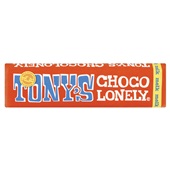 Tony's chocolonely Chocolade Chocolonely Melk Single voorkant