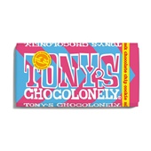 Tony's chocolonely chocoladereep achterkant