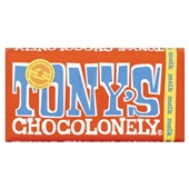 Tony's chocolonely chocoladereep melk voorkant