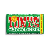 Tony's chocolonely chocoladereep melk hazelnoot voorkant