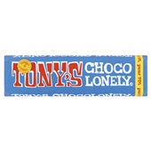 Tony's chocolonely chocoladereep puur voorkant