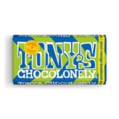 Tony's chocolonely puur romige hazelnoot achterkant