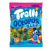 Trolli octopus blue voorkant