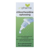 Unipharma chloorhexidine oplossing voorkant