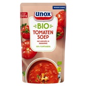 Unox Biologische soep in zak tomatensoep voorkant