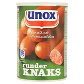 Unox Knakworst Runder voorkant