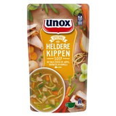 Unox siz heldere kippensoep soep in zak  voorkant