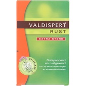 Valdispert Dragees Rust Extra Sterk voorkant